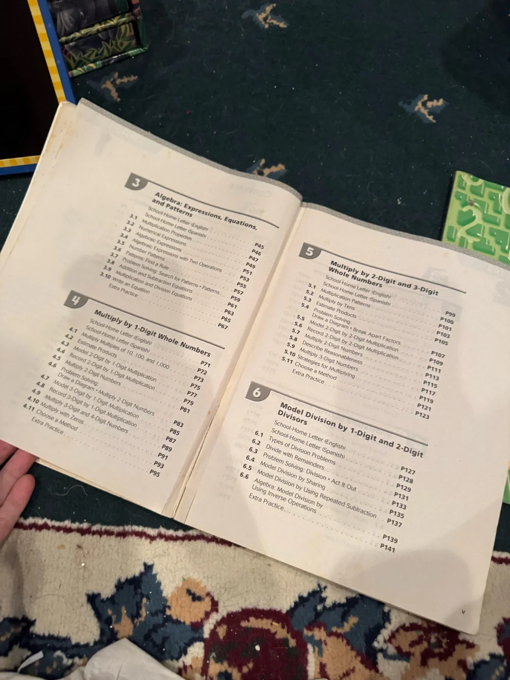 Harcourt Math Practice Workbook grades 4 and 5